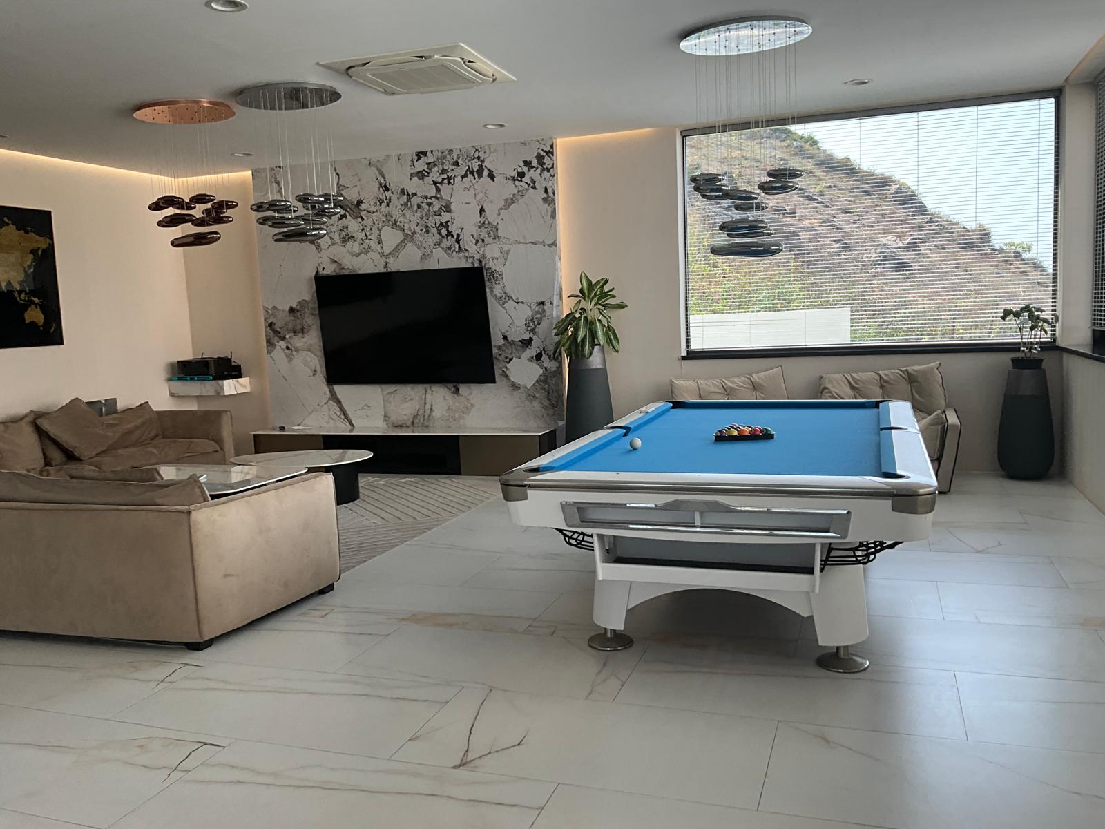 Private villa lounge area